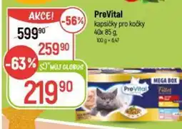 Globus PreVital kapsičky pro kočky nabídka