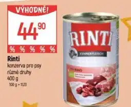 Globus Rinti konzerva pro psy nabídka
