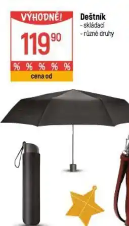 Globus Deštník -skládací nabídka