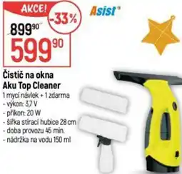 Globus Čistič na okna Aku Top Cleaner nabídka