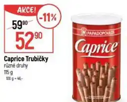 Globus Caprice Trubičky nabídka