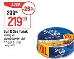 Globus Sun & Sea Tuňák kousky ve slunečnicovém oleji nabídka