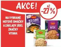 Globus Na vybrané hotové omáčky red curry a základy jídel značky vitana nabídka