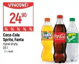 Globus Coca-Cola Sprite, Fanta nabídka