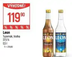 Globus Leon Tuzemák, Vodka 37.5% nabídka