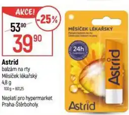 Globus Astrid balzám na rty Měsíček lékařský nabídka