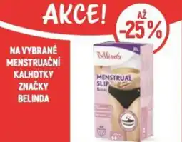 Globus Na vybrané menstruační kalhotky značky belinda nabídka