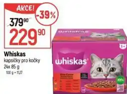 Globus Whiskas kapsičky pro kočky nabídka