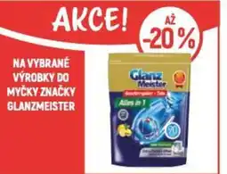 Globus Na vybrané výrobky do myčky značky glanzmeister nabídka