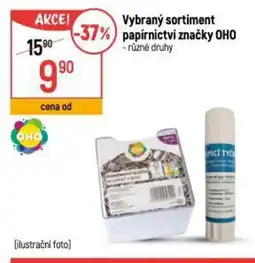 Globus Vybraný sortiment papírnictví značky OHO nabídka