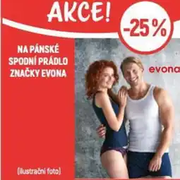 Globus Na pánské spodní prádlo značky evona nabídka