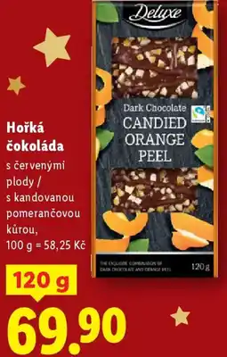Lidl Deluxe Hořká čokoláda nabídka