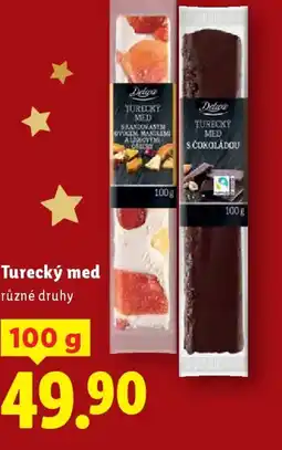Lidl Deluxe Turecký med nabídka