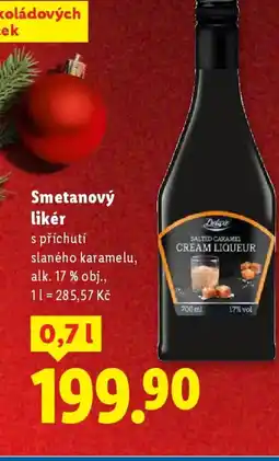 Lidl Deluxe Smetanový likér nabídka