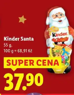 Lidl Kinder Santa nabídka