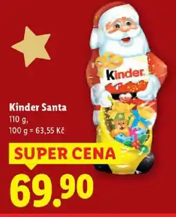 Lidl Kinder Santa nabídka