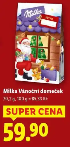 Lidl Milka Vánoční domeček nabídka