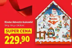 Lidl Kinder Adventní kalendář nabídka