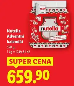 Lidl Nutella Adventní kalendář nabídka