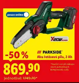 Lidl PARKSIDE Aku řetězová pila, 2 Ah nabídka
