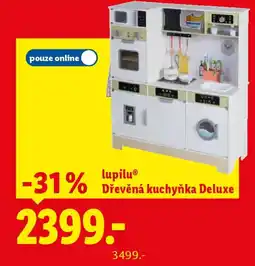 Lidl Lupilu Dřevěná kuchyňka Deluxe nabídka