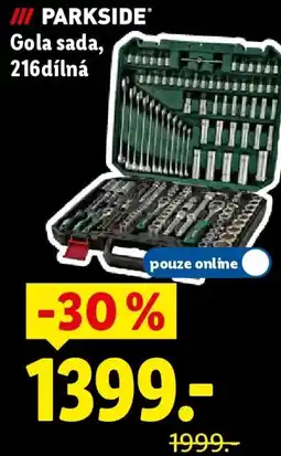 Lidl PARKSIDE Gola sada, 216dílná nabídka
