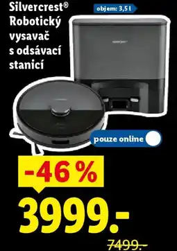 Lidl Silvercrest Robotický vysavač s odsávací stanicí nabídka
