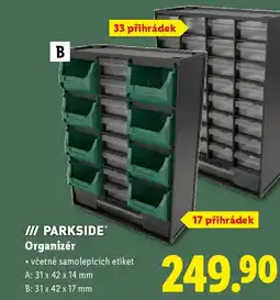Lidl PARKSIDE® Organizér nabídka