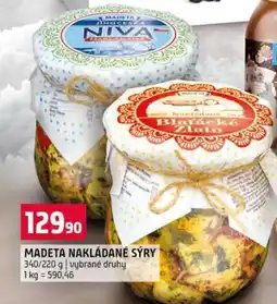 Terno MADETA NAKLÁDANÉ SÝRY nabídka