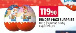 Terno Kinder Maxi Surprise nabídka