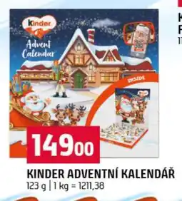 Terno KINDER ADVENTNÍ KALENDÁŘ nabídka