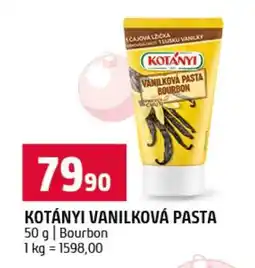 Terno KOTÁNYI VANILKOVÁ PASTA nabídka