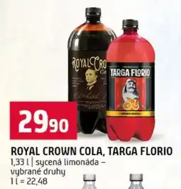 Terno Royal Crown Cola, Targa Florio nabídka