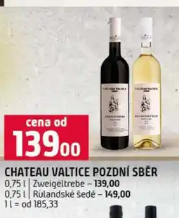 Terno CHATEAU VALTICE POZDNÍ SBĚR nabídka