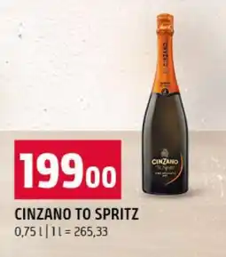 Terno CINZANO TO - SPRITZ nabídka