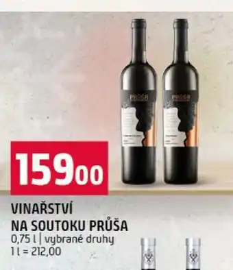 Terno Vinařství Na Soutoku Průša nabídka