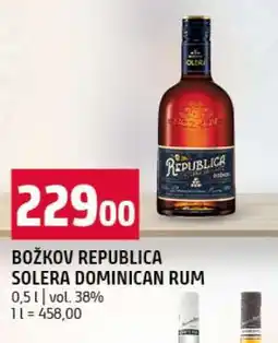 Terno BOŽKOV REPUBLICA SOLERA DOMINICAN RUM nabídka