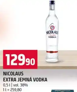 Terno NICOLAUS EXTRA JEMNÁ VODKA nabídka