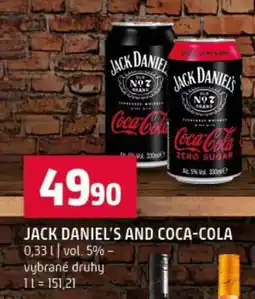 Terno JACK DANIEL'S AND COCA-COLA nabídka