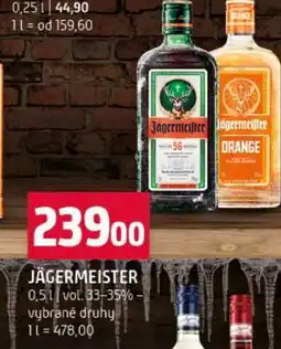 Terno Jägermeister nabídka