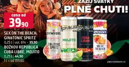 Terno SEX ON THE BEACH, GIN&TONIC SPRITZ nabídka