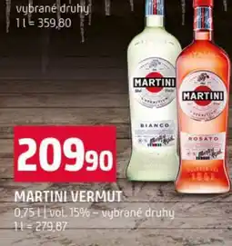 Terno Martini Vermut nabídka