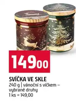 Terno Svíčka ve skle nabídka