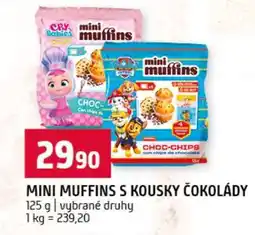 Terno MINI MUFFINS S KOUSKY ČOKOLÁDY nabídka