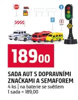 Terno SADA AUT S DOPRAVNÍMI ZNAČKAMI A SEMAFOREM nabídka