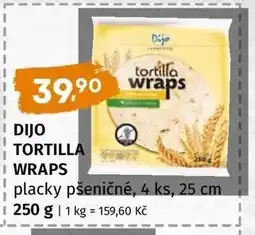 Terno Dijo Tortilla wraps nabídka