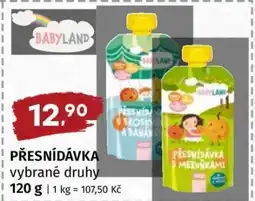 Terno PŘESNÍDÁVKA vybrané druhy nabídka