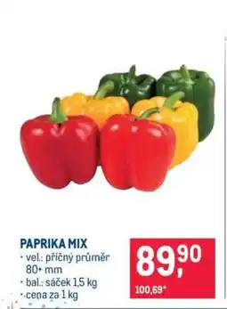 Makro Paprika mix nabídka