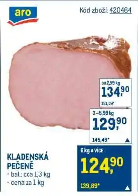 Makro Kladenská pečeně nabídka