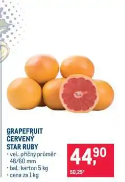 Makro GRAPEFRUIT ČERVENÝ STAR RUBY nabídka